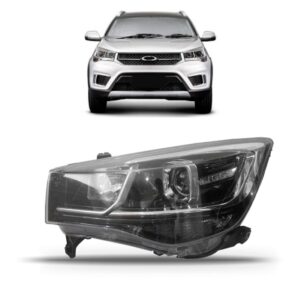 Farol Tiggo 2 Led 18 19 2020 2021 Eletrico Com Led 1ª Linha Esquerdo/motorista