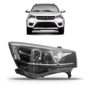 Farol Tiggo 2 Led 18 19 2020 2021 Eletrico Com Led 1ª Linha Direito/passageiro