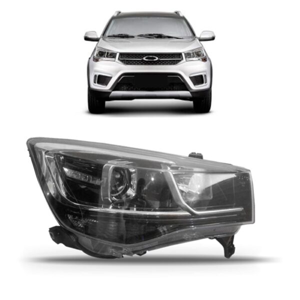 Farol Tiggo 2 Led 18 19 2020 2021 Eletrico Com Led 1ª Linha Direito/passageiro