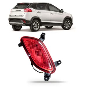 Lanterna Parachoque Traseira Tiggo 2 2018 2019 1ª Linha Direito Vermelho