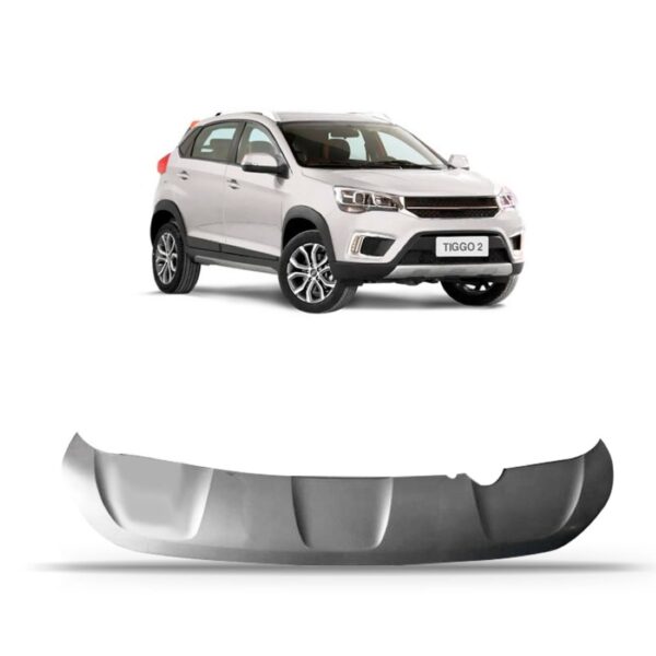Spoiler Dianteiro Tiggo 2 2018 A 2019 Cromado Prateado