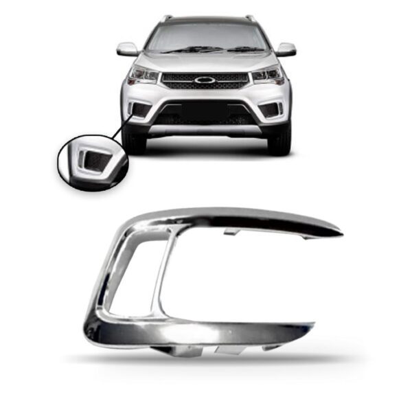 Friso Grade Para Tiggo 2 - Ano  2018 A 2019 Cromado Ld Cromado Direito