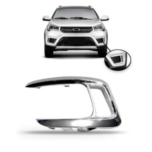 Friso Grade Tiggo 2 2018 A 2019 Cromado Lado Esquerdo