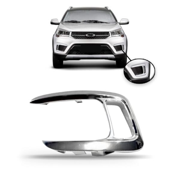 Friso Grade Tiggo 2 2018 A 2019 Cromado Lado Esquerdo