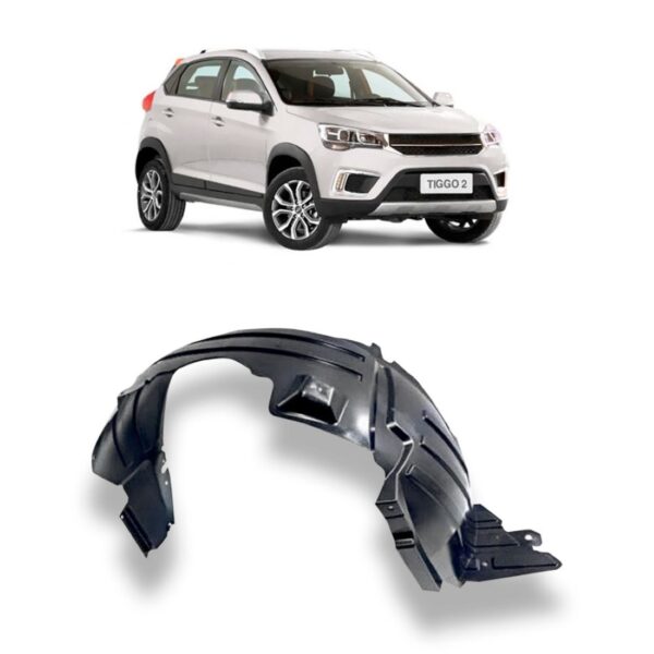Protetor Caixa De Roda Dianteiro Tiggo 2 2018 2019 Parabarro Lado Direito