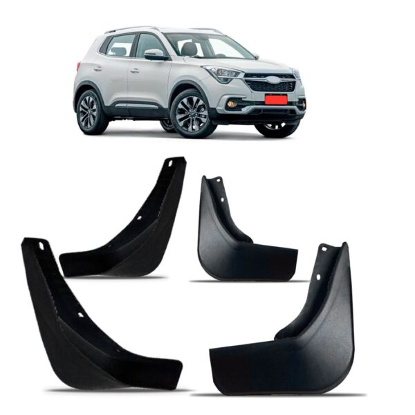 Moldura Parachoque Diant / Tras Tiggo 3x 2018 A 2020 4 Peças