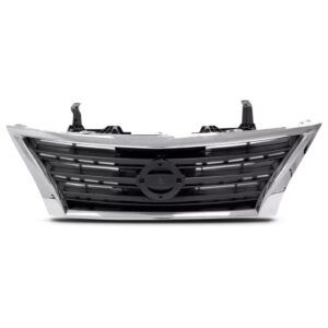 Grade Radiador Versa 2015 2016 A 2018 Moldura 1a Linha Preto