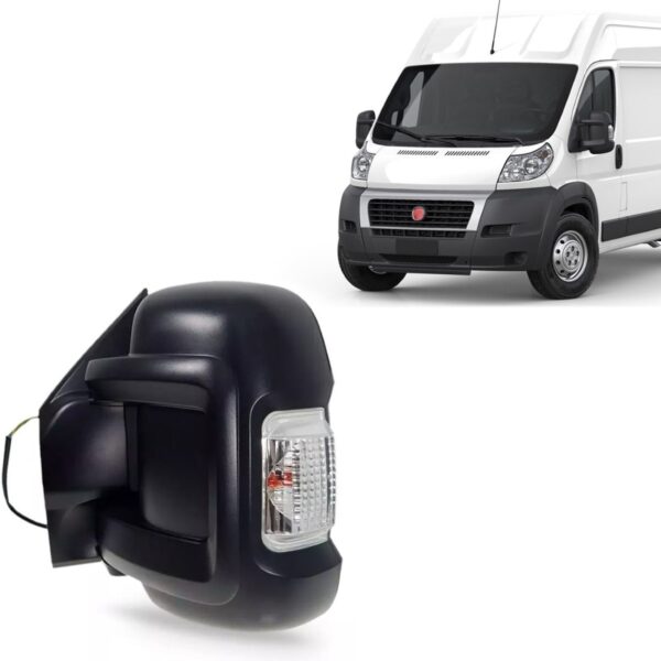 Retrovisor Ducato 18/2020 Elétrico C/ Sinaleira E Aquecedor Lado Esquerdo