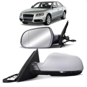 Retrovisor A4 09 A 12 Elétrico Retratil Com Sinaleira Primer Lado Esquerdo