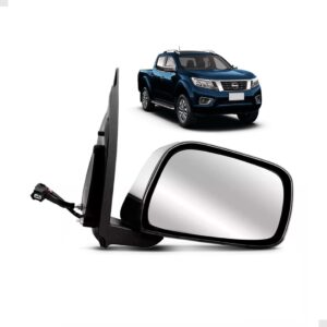 Retrovisor Frontier 2017 2018 2019 Eletrico Capa Cromada Lado Direito