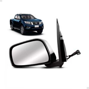 Retrovisor Frontier 2017 2018 2019 Eletrico Capa Cromada Lado Esquerdo