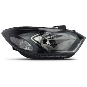 Farol Onix 17 18 19 20 Manual Com Led Friso Cromado 1ª Linha - Direito/passageiro