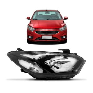 Farol Prisma 17 18 19 20 Manual Sem Led Friso Preto 1ª Linha Direito/passageiro