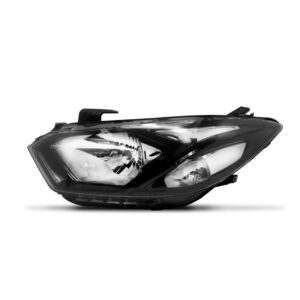 Farol Prisma 17 18 19 20 Manual Sem Led Friso Preto 1ª Linha - Esquerdo/motorista