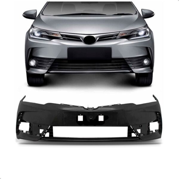 Parachoque Dianteiro Para Corolla 18/19 Sem Grade 1a Linha  Preto