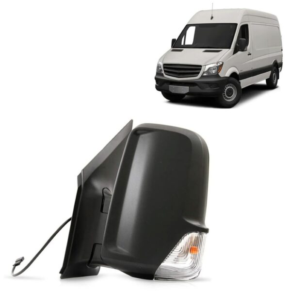 Retrovisor Sprinter 2012 A 2018 Fixo Fio Longo C/ Pisca Le