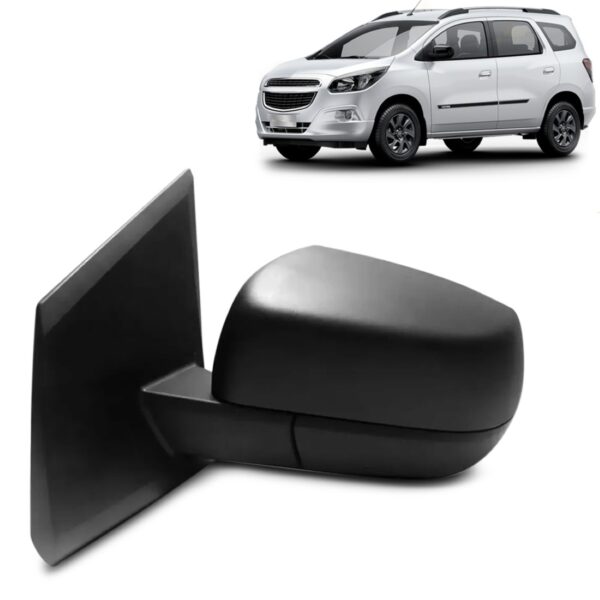 Retrovisor Spin 2012 2013 14 A 2018 Texturizado Com Controle Lado Esquerdo