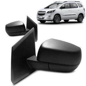 Retrovisor Spin 2012 2013 14 A 2018 Texturizado Com Controle Lado Direito