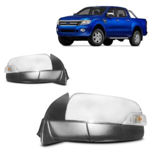 Retrovisor Ranger 2013 14 15 Elétrico Retrátil Com Sinaleira Lado Esquerdo