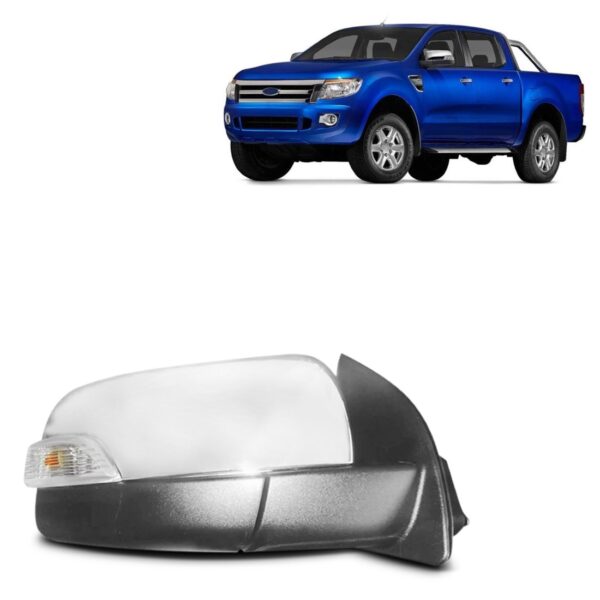 Retrovisor Ranger 2013 14 15 Elétrico Retrátil Com Sinaleira Lado Direito