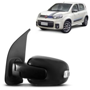 Retrovisor Uno 2015 16 17 18 19 20 2021 Eletrico C/ Pisca Ld