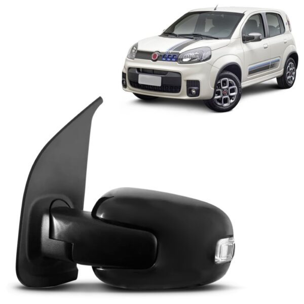 Retrovisor Uno 2015 16 17 18 19 20 2021 Eletrico C/ Pisca Ld