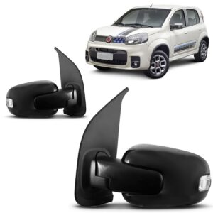 Retrovisor Uno 2015 16 17 18 19 20 2021 Eletrico C/ Pisca Ld