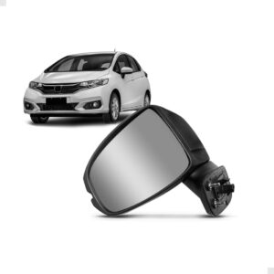Retrovisor Fit 2015 2016 2017 2018 Eletrico S/ Sinaleira Lado Esquerdo