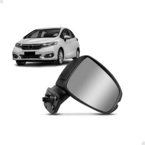 Retrovisor Fit 2015 2016 2017 2018 Eletrico S/ Sinaleira Lado Direito
