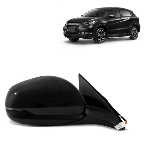Retrovisor Hrv 2016 A 2021 Eletrico Retratil Com Pisca Lado Direito