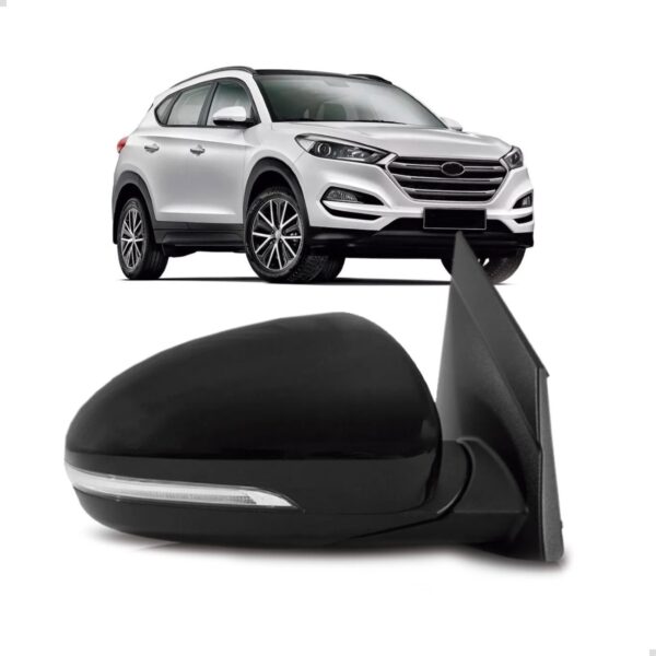 Retrovisor Tucson 17 A 2024 Eletrico Retratil Com Sinaleira Lado Direito