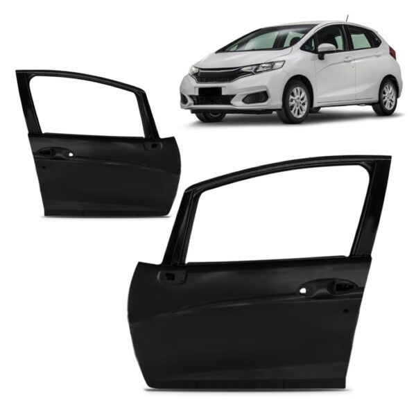 Porta Dianteira Para Honda Fit 2015 2016 2017 2018 Lado Esquerdo