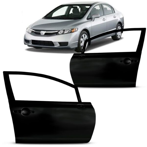 Porta Dianteira Civic 2006 2007 2008 2009 2010 2011 Lado Esquerdo