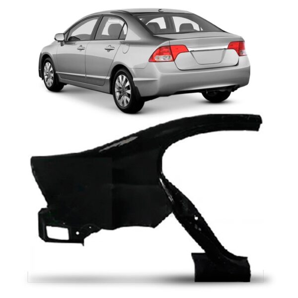 Lateral Traseira Civic 2006 2007 2008 2009 2010 2011 Lado Direito