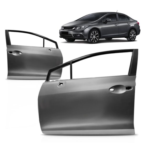 Porta Dianteira Civic 2012 2013 2014 2015 2016 2017 Esquerdo