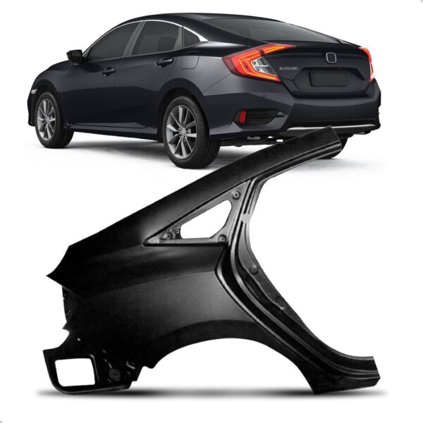 Lateral Traseira Civic G10 2021 20 19 18 2017 Lado Direito