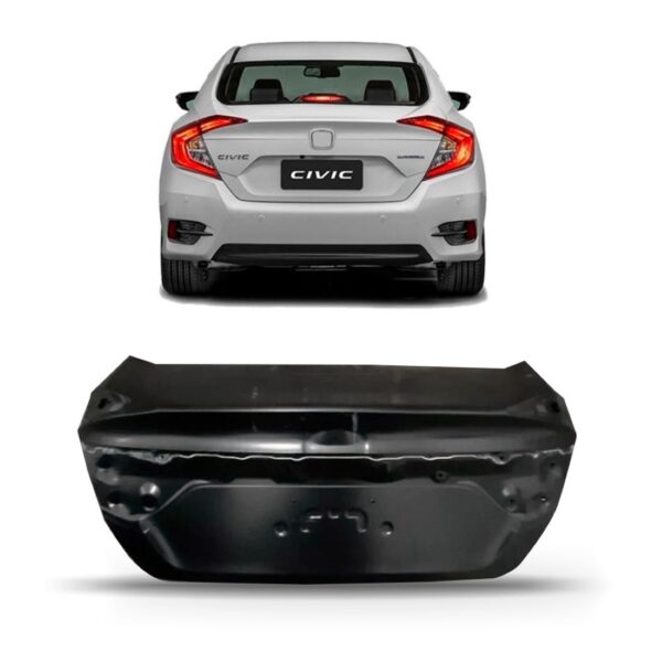 Tampa Porta Malas Para Civic G10 2017 2018 2019 2020 2021
