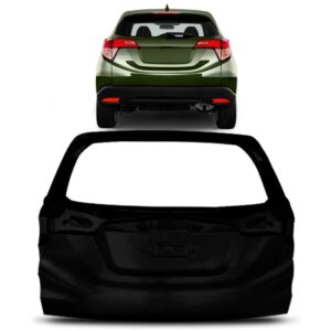 Tampa Porta Mala Para Honda Hrv 2015 16 17 18 19 2020 2021 Preto