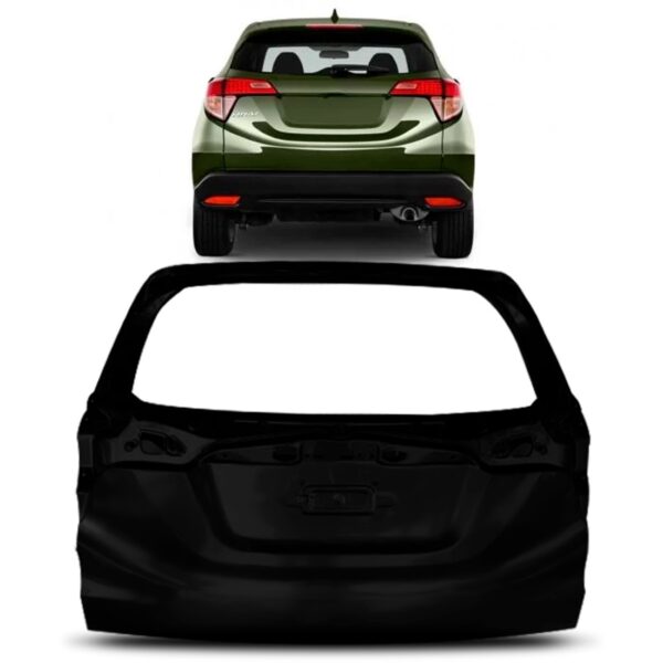 Tampa Porta Mala Para Honda Hrv 2015 16 17 18 19 2020 2021 Preto
