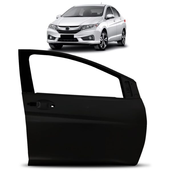 Porta Dianteira Para Honda City 2015 2016 2017 2018 Lado Direito