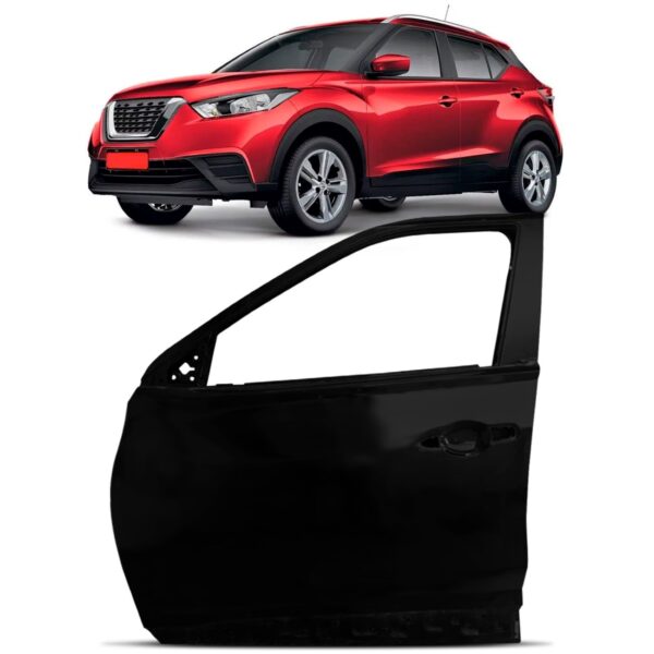 Porta Dianteira Para Nissan Kicks 2017 2018 2019 2020 2021 Lado Esquerdo