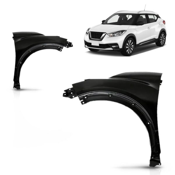 Paralama Nissan Kicks 2017 2018 2019 Novo Lado Esquerdo
