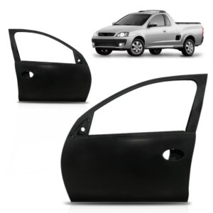 Porta Dianteira Montana 2002 2003 2004 2005 A 2009 Preta Lado Esquerdo