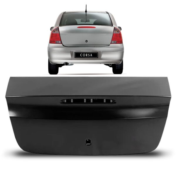 Tampa Porta Malas Corsa 2003 A 2010 Sedan Preto