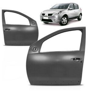 Porta Dianteira Sandero 2007 2008 2009 2010 2011 12 13 2014 Lado Esquerdo