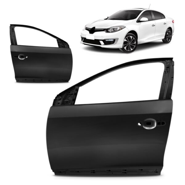 Porta Dianteira Renault Fluence 2010 2011 2012 2013 2014  Lado Esquerdo