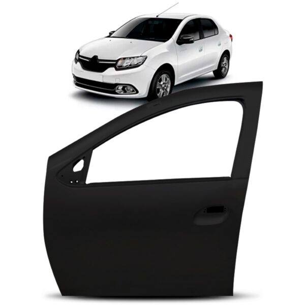 Porta Dianteira Sandero E Logan 2014 A 2022 Lado Esquerdo