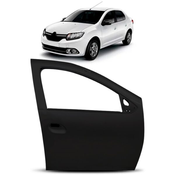 Porta Dianteira Sandero E Logan 2014 A 2022 Lado Direito