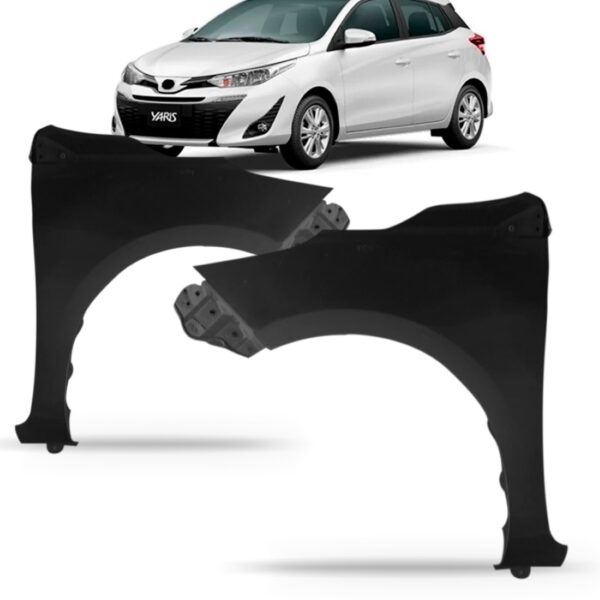 Paralama Yaris 2018 2019 2020 Sem Furo Lado Direito