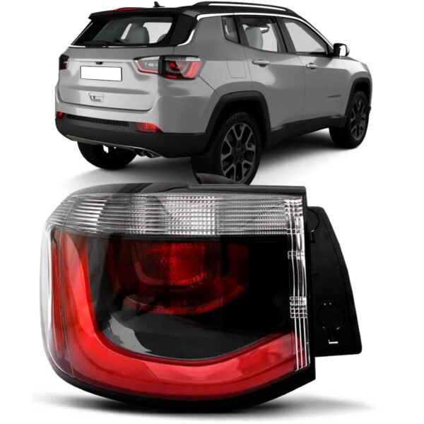 Lanterna Traseira Compass 2017 2018 Canto Com Led Lado Esquerdo